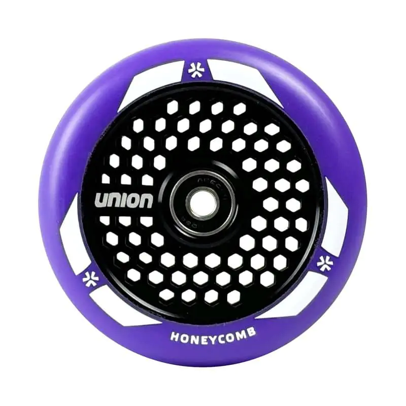 Union Honeycomb Pro Scooter Wheel 110mm Purple/Melns