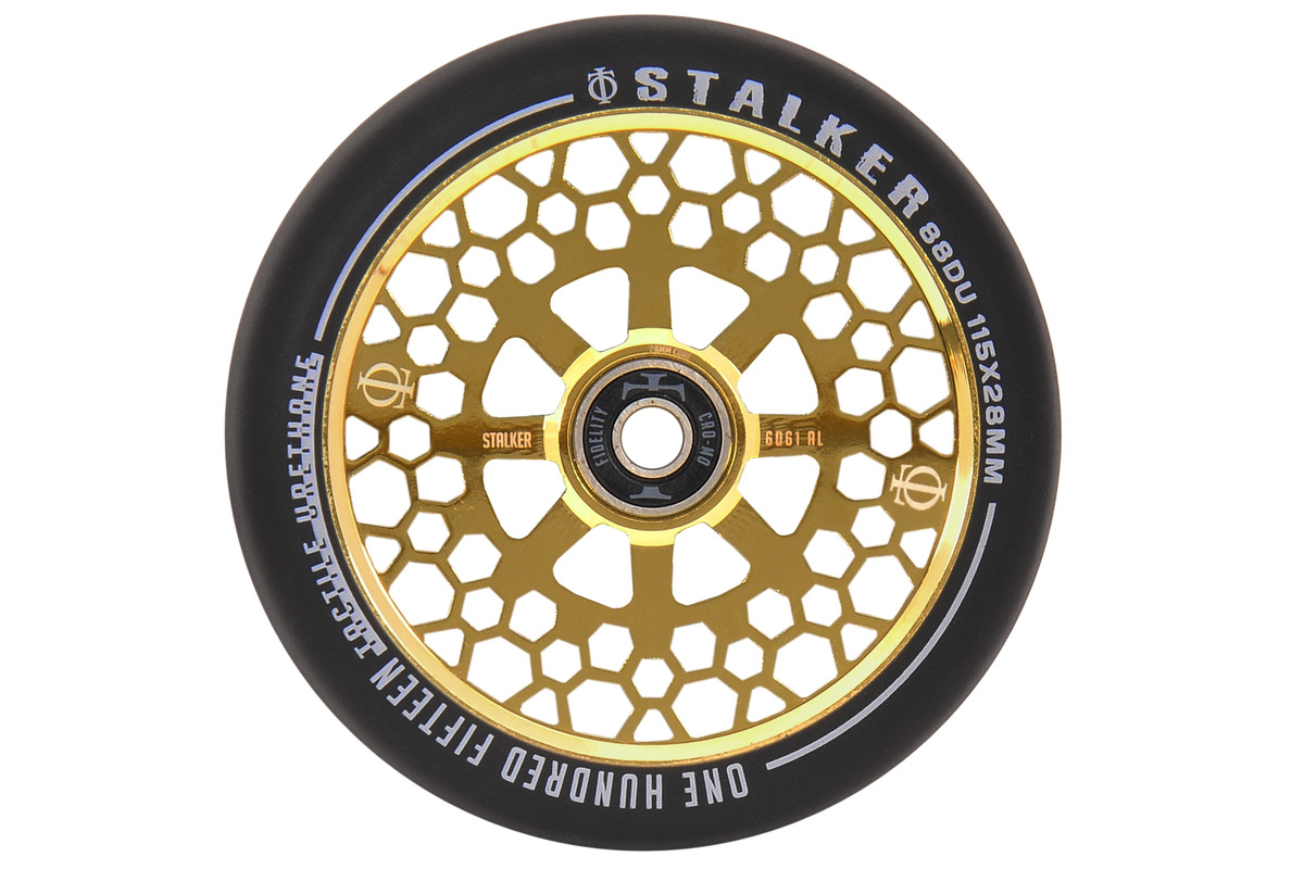 Oath Wheels 115mm X 28mm Stalker Gold (X2)