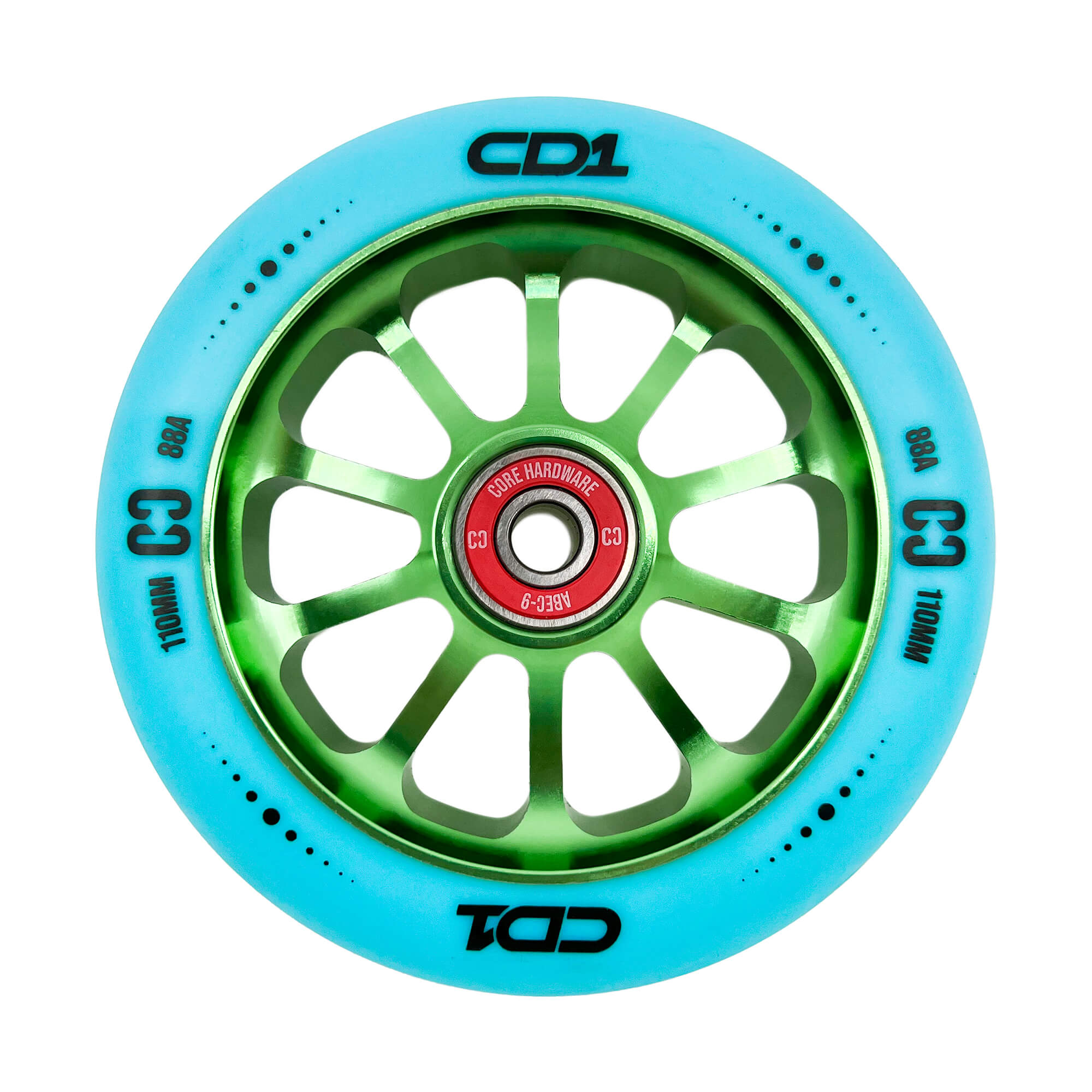 CORE CD1 Pro pārveidotāja ritenis (110mm - zils)