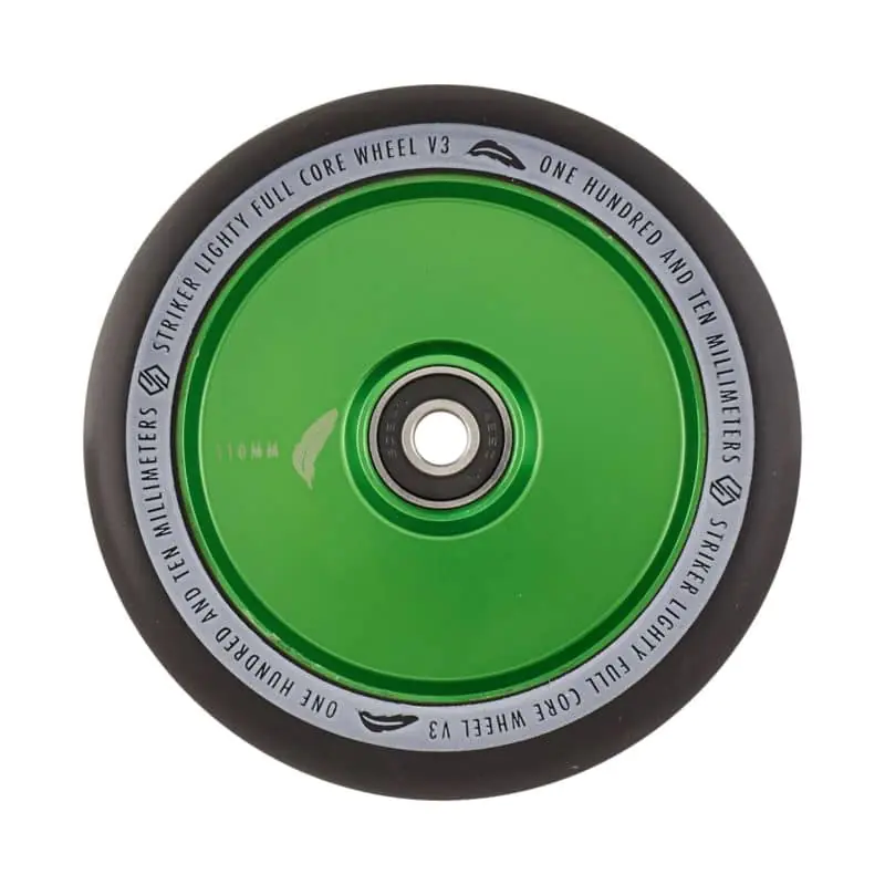 Striker Lighty Full Core V3 Black Pro Scooter Wheel 110mm Zaļš
