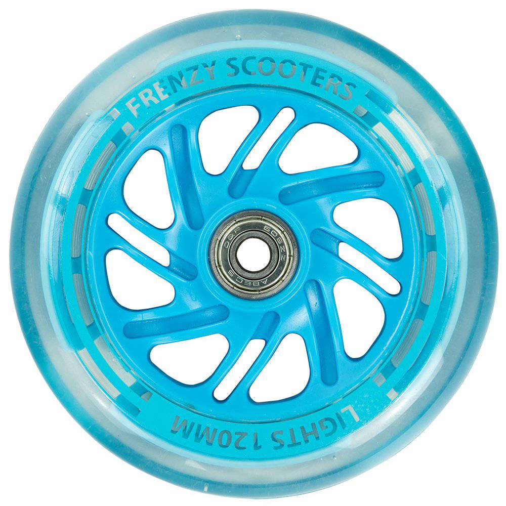 Frenzy Nylon Led wheel Blue 120mm