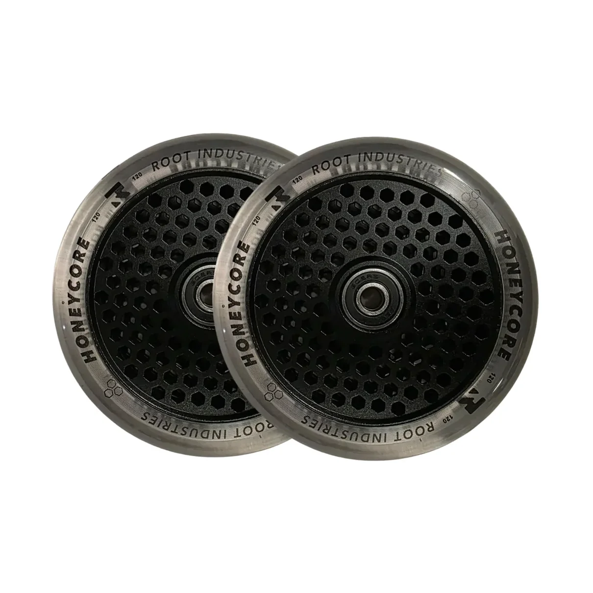 Root Honeycore Clear 120mm Pro Scooter Wheels 2-Pack