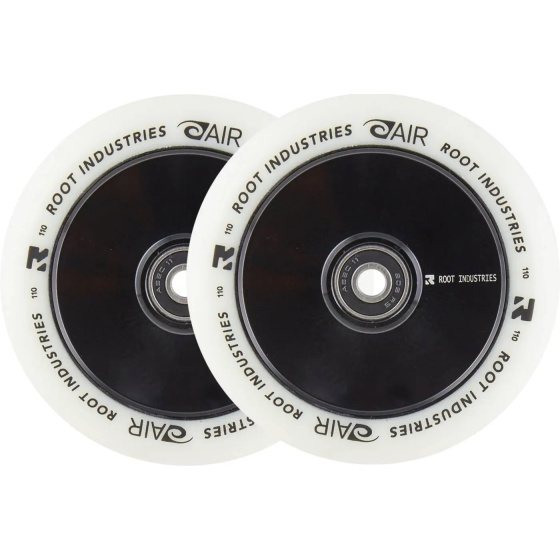 Root Air White Pro Scooter Wheels 2-pack (110mm - Black)