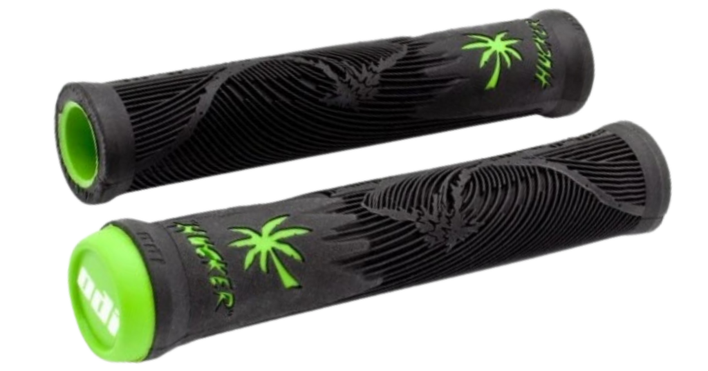 ODI Hucker Flangeless Grips Black/green