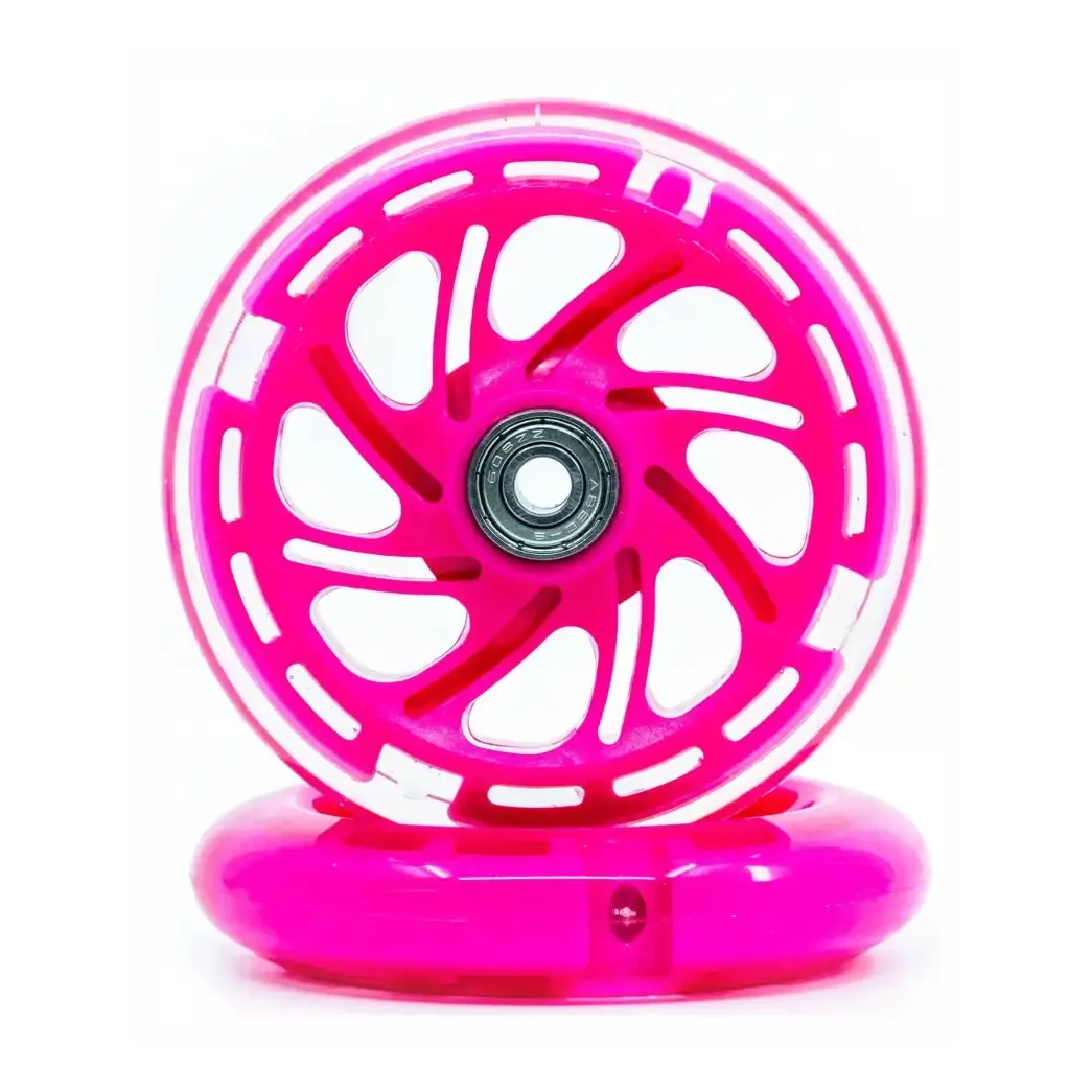 Galvenais LED Scooter Wheel Pink - 1 gab.