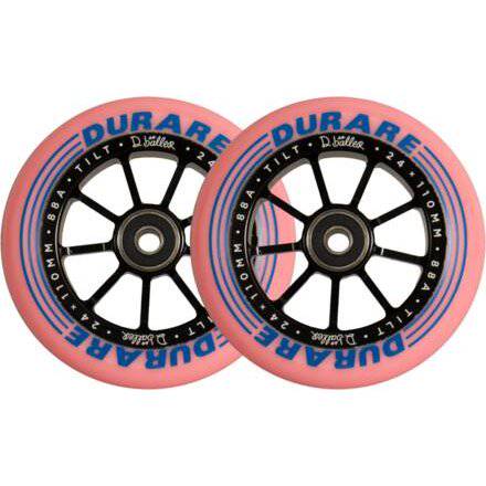 Tilt Durare Spoked Pro Scooter Wheels 2-Pack 110mm Pink