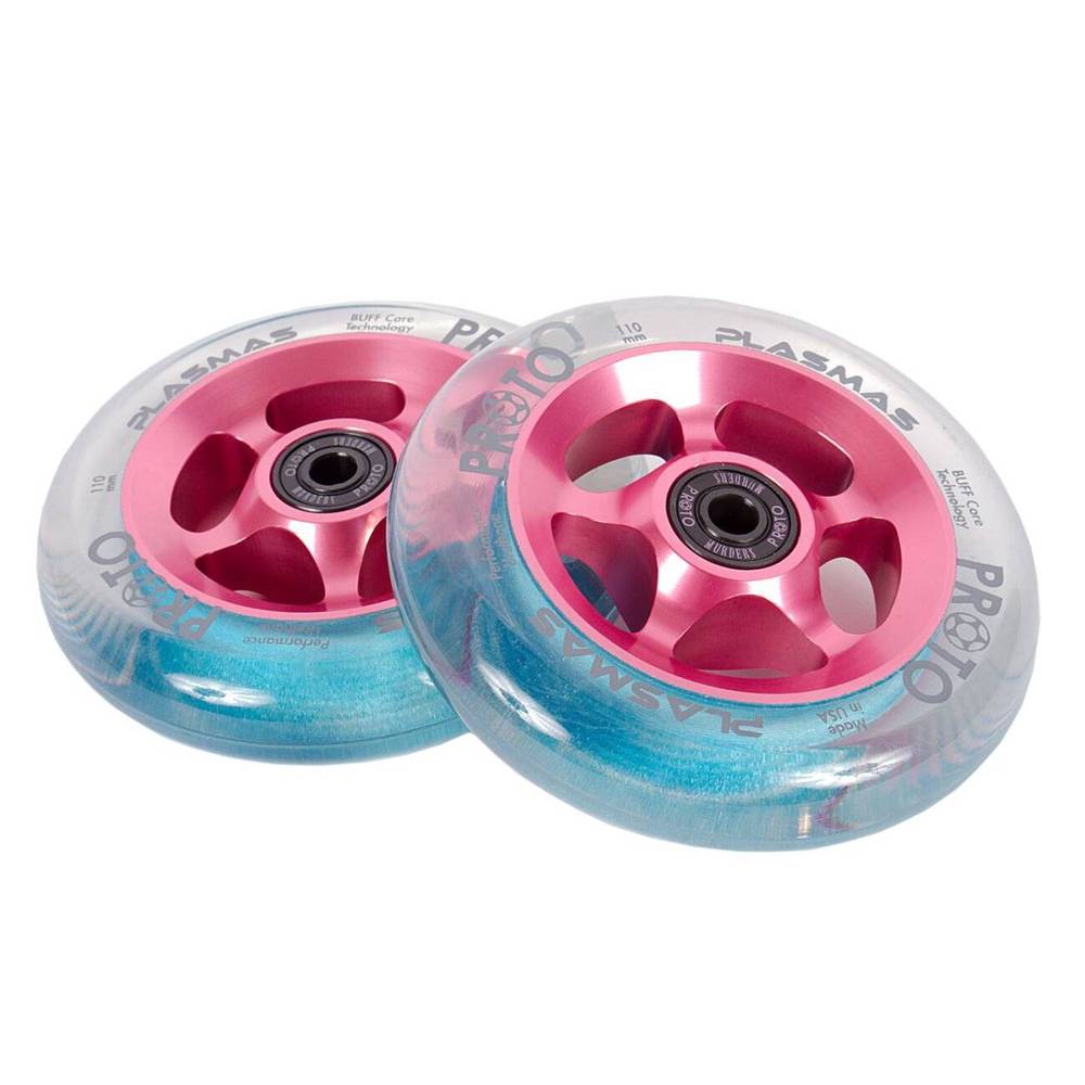Pro Plazmas apstrādes riteņi 2-Iepakojums 110mm Pink