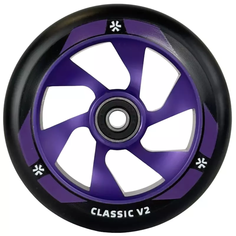 Union Classic V2 Pro Scooter Wheel 110mm melns / purple
