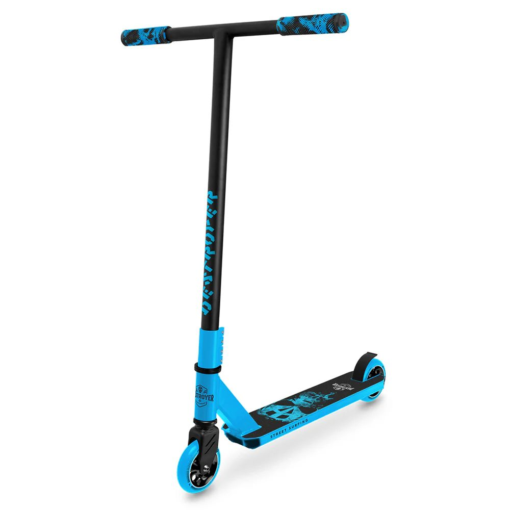Surfing iznīcinātājs V2 Scooter - Kūpināts Skull Blue