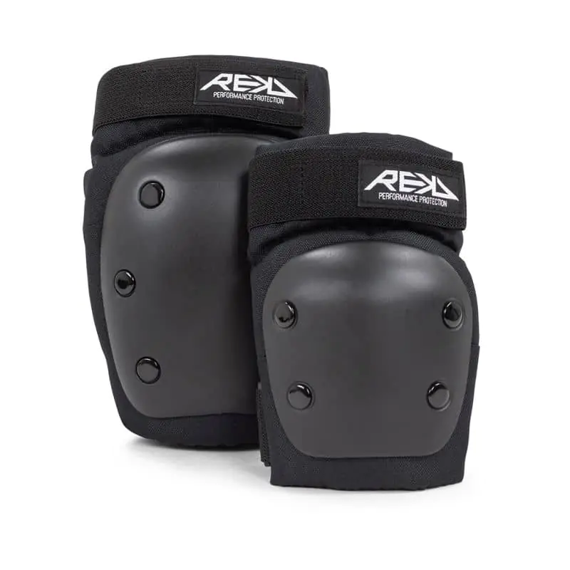 REKD Youth Heavy Duty Double Pad Set Melns/Melns S