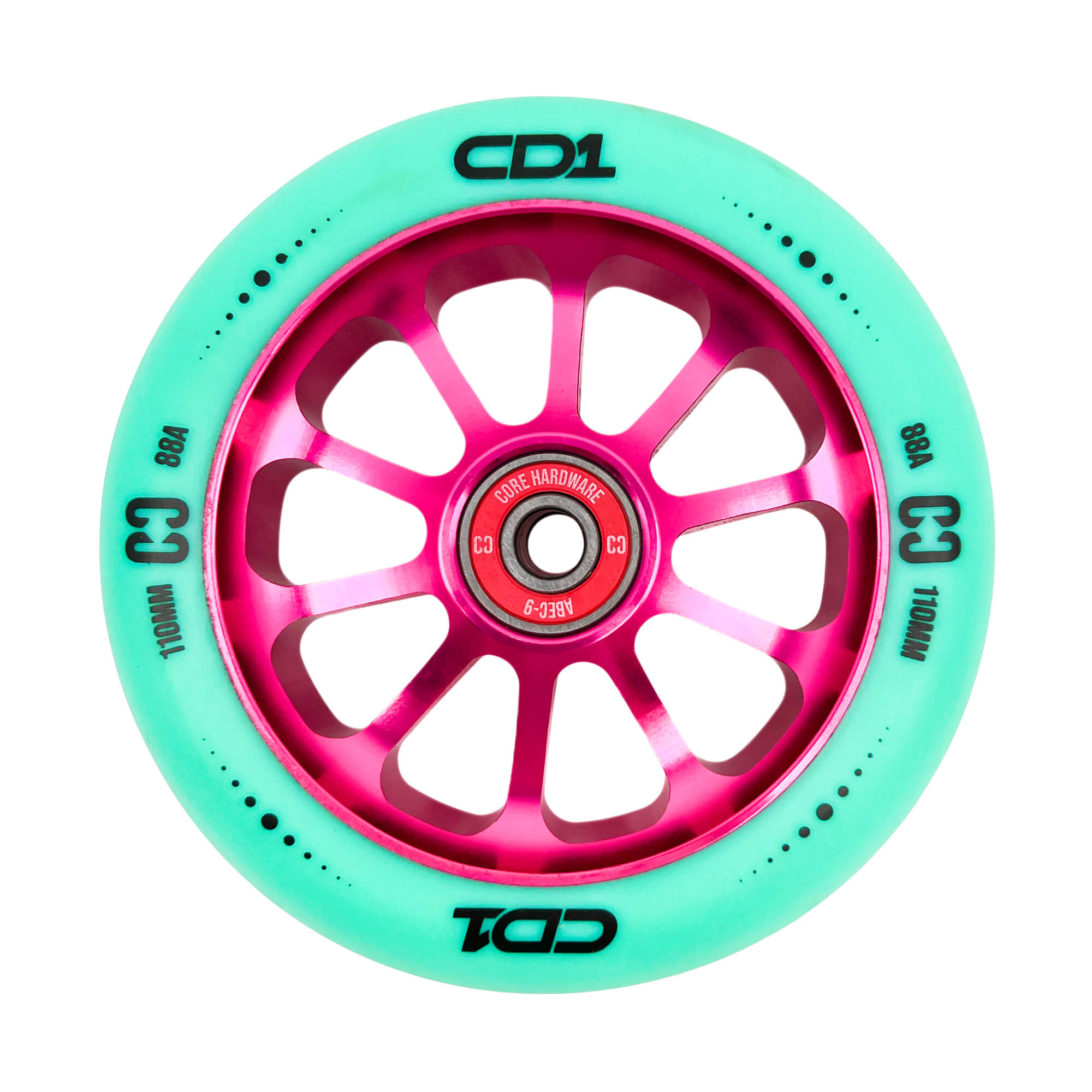 CORE CD1 Pro Scooter Wheel (110mm - Teal)
