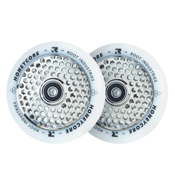 Root Honeycore White 110mm Pro Scooter Wheel Mirror