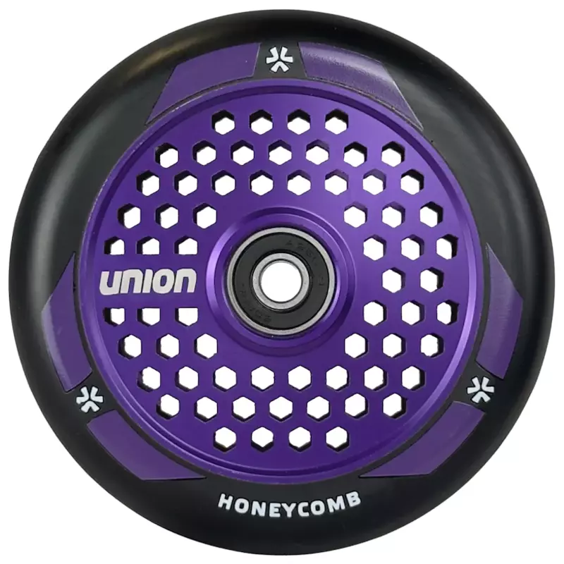 Union Honeycomb Pro Scooter Wheel 110mm melns/purple