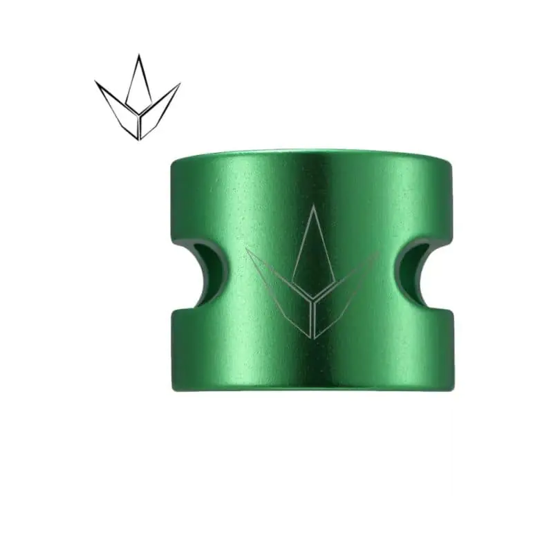 Blunt Clamp 2 Bolts Twin Slit Green