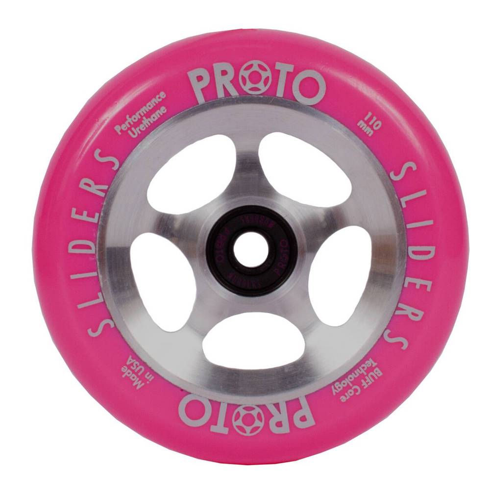 Proto Sliders Starbright Pro Scooter Wheels 2-Pack Pink