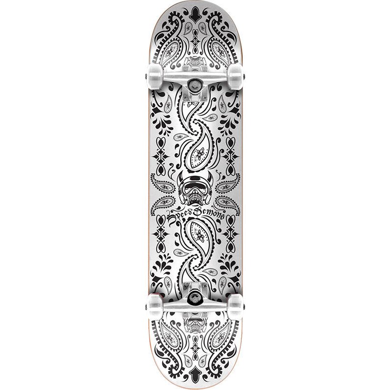 Speed Demons Complete 8" Bandana White
